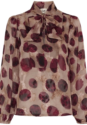 Blusar/Skjortor - Jill Blouse – Wine Bomb